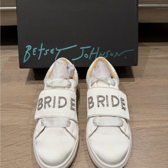 Betsey Johnson Shoes - Betsey Johnson Sparkling Bride Sneakers